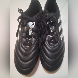 Adidas Black and White Soccer / Football Cleats Size US 8